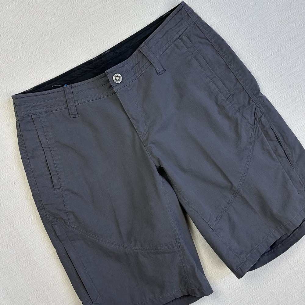 Kuhl Spire Hiking Utility Shorts Womens 8 Gray Outdoor Style 6285 Performance - Picture 2 of 9